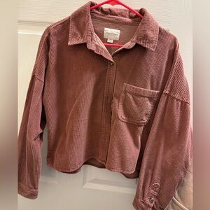 Women's Corduroy Light Jacket in Pink